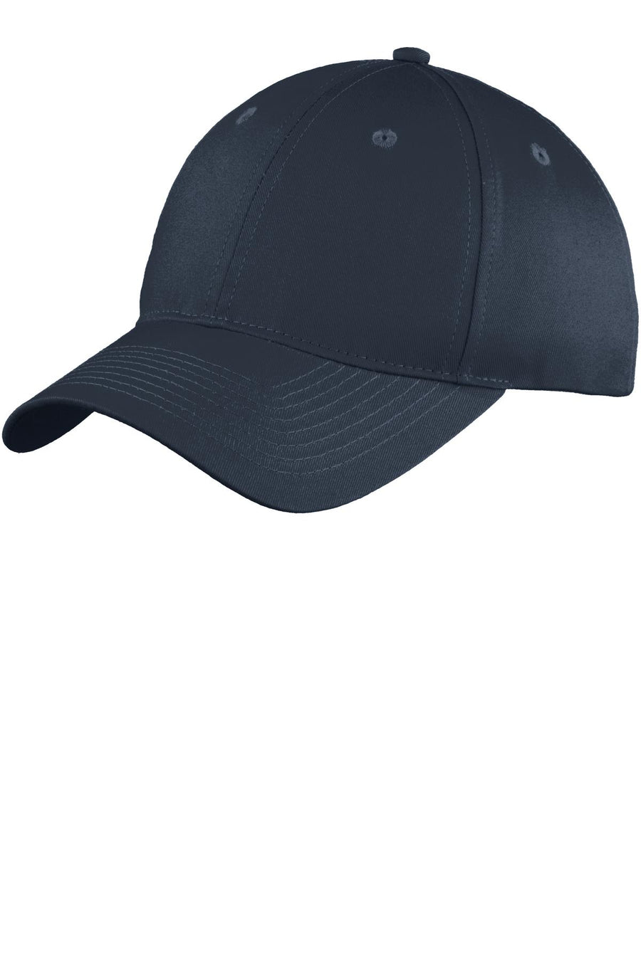 Six-Panel Unstructured Twill Cap - Navy