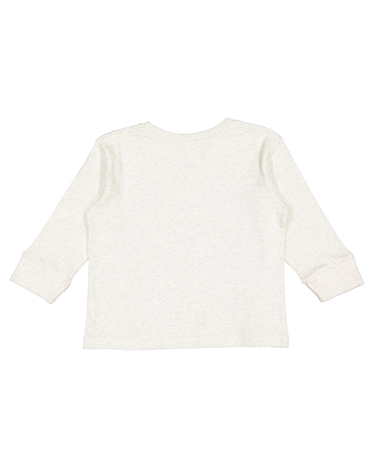 Toddler Long-Sleeve Fine Jersey T-Shirt - Natural Heather