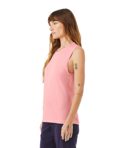 Unisex Jersey Muscle Tank - Pink