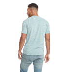 Unisex Sueded Snow Crewneck T-Shirt - Snow Heather Green