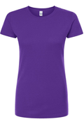 Women's Slim Fit Fine Jersey Tee - Purple