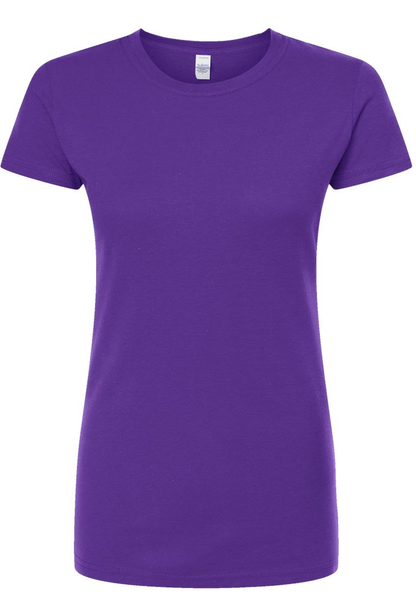 Women's Slim Fit Fine Jersey Tee - Purple