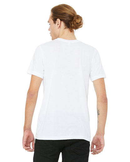 Unisex Poly-Cotton Short-Sleeve T-Shirt - White