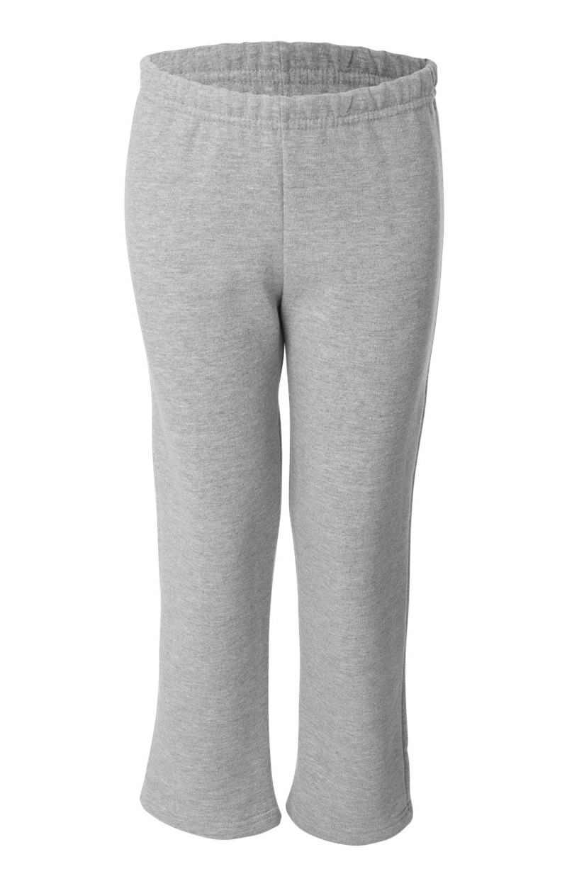 Youth Heavy Blend™ 50/50 Open-Bottom Sweatpants - Sport Gray