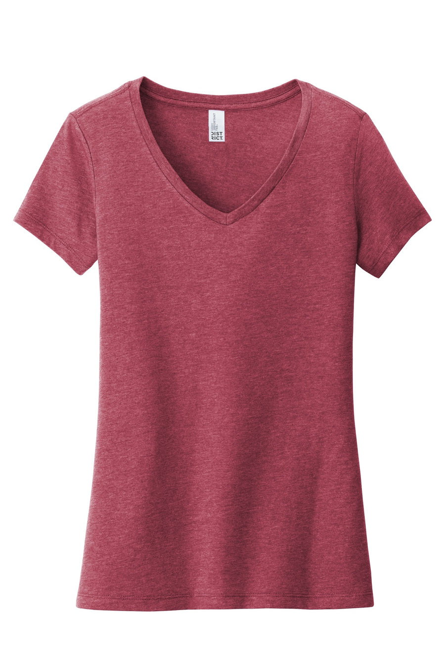 Women's Very Important Tee V-Neck - Heather Cardinal