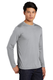 Sport-Tek ST350LS - Unisex Long Sleeve PosiCharge Competitor Tee - Silver
