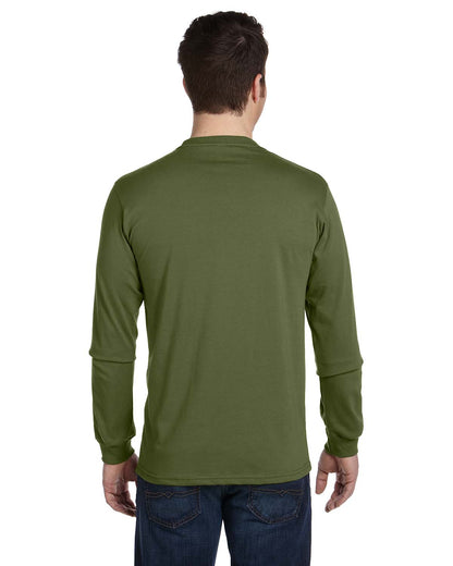 Men's 100% Organic Cotton Classic Long-Sleeve T-Shirt - Olive