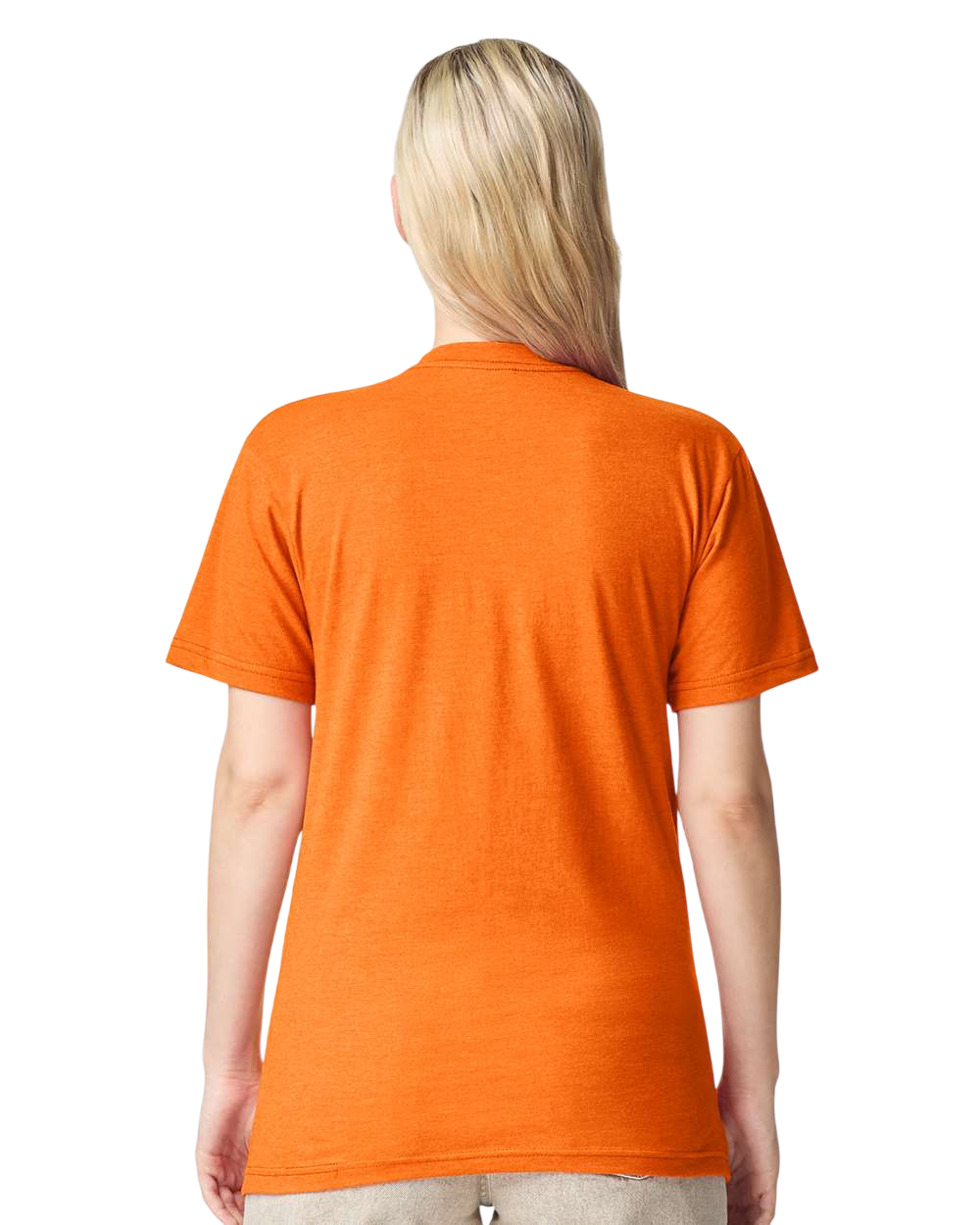 Unisex CVC T-Shirt - Heather Orange