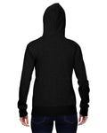 Women's Glitter French Terry Hoodie - Black
