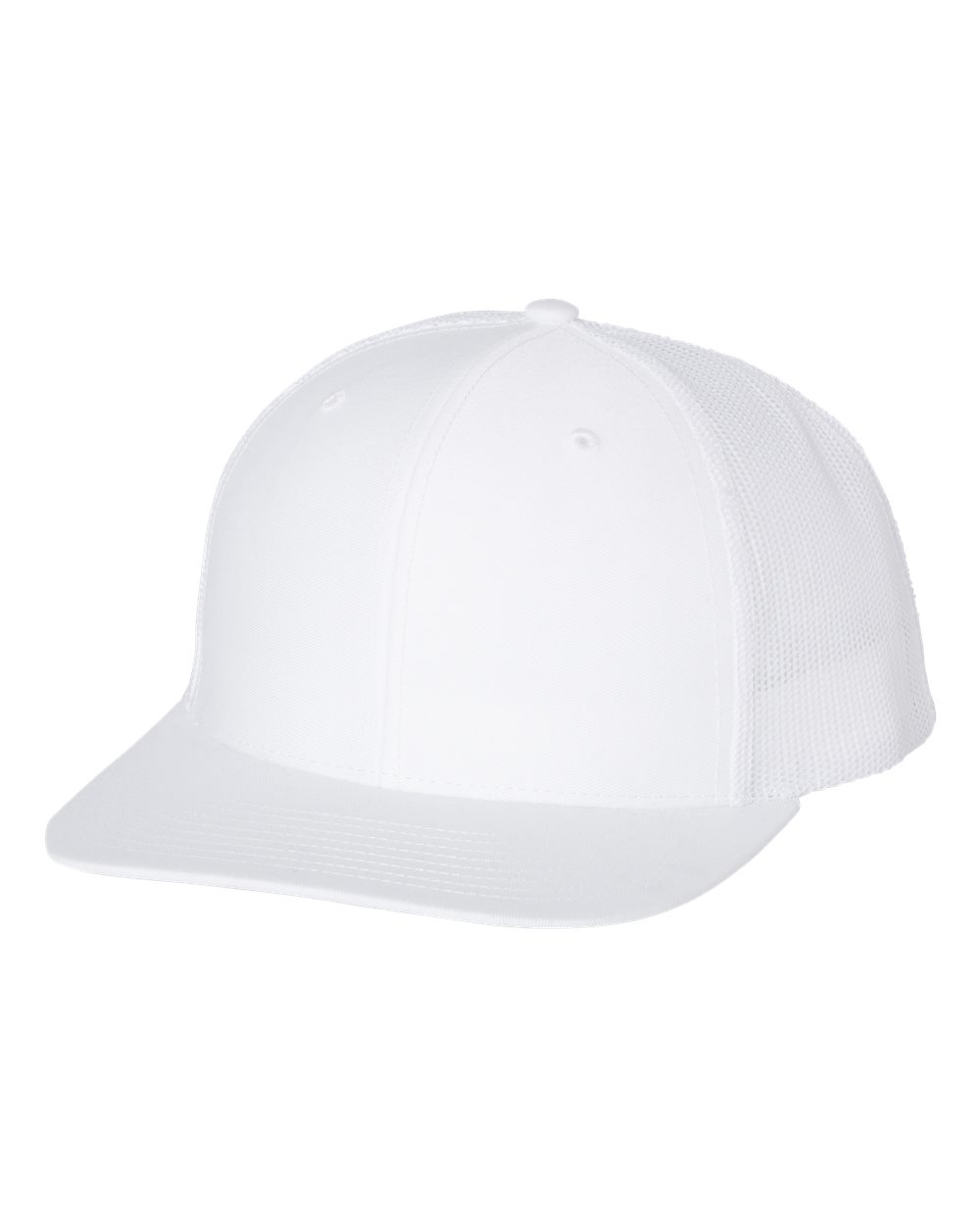 Snapback Trucker Cap - White