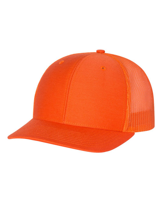 Snapback Trucker Cap - Orange