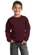 Port & Company PC90Y - Youth Core Fleece Crewneck Sweatshirt - Maroon