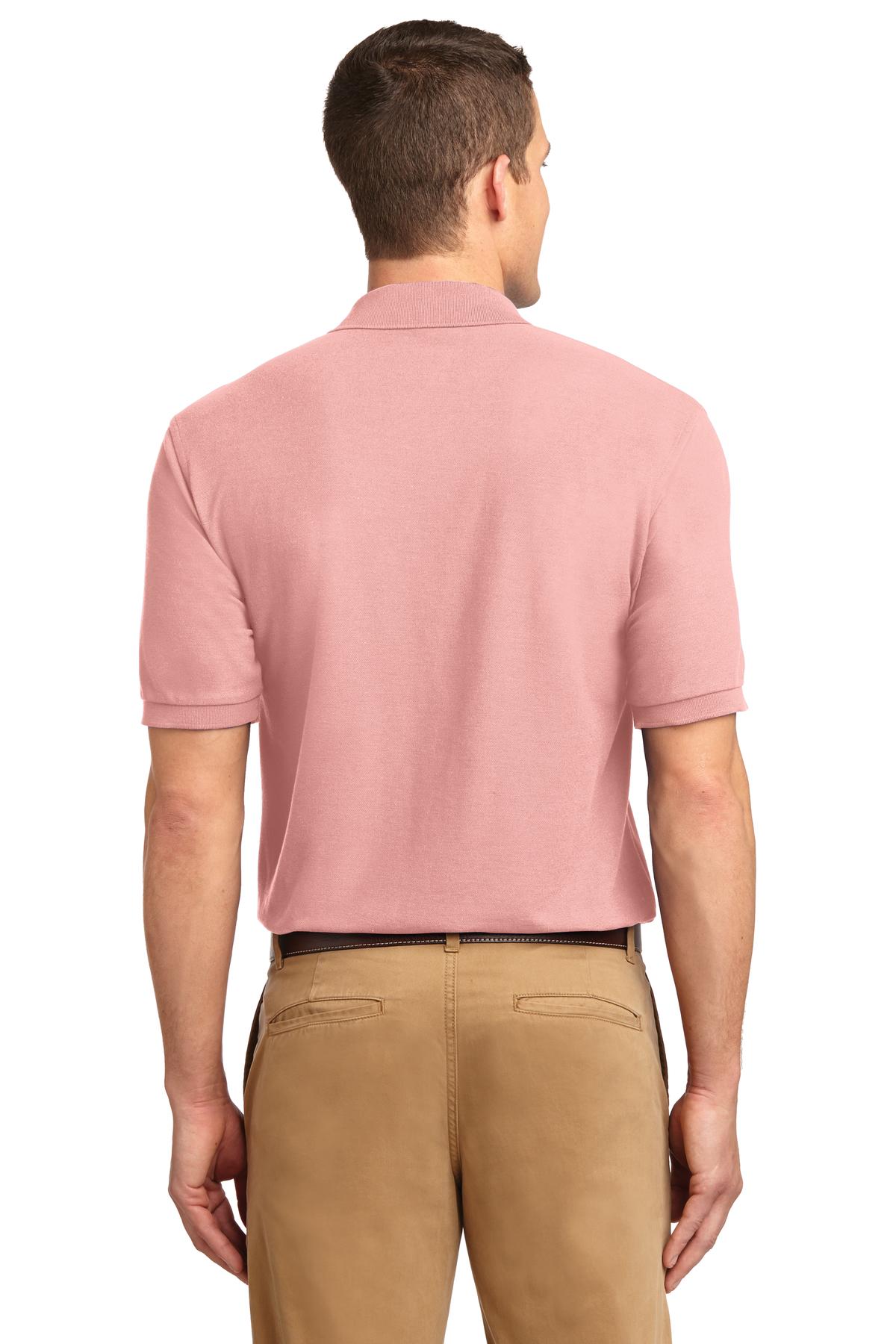 Unisex Silk Touch Polo - Light Pink