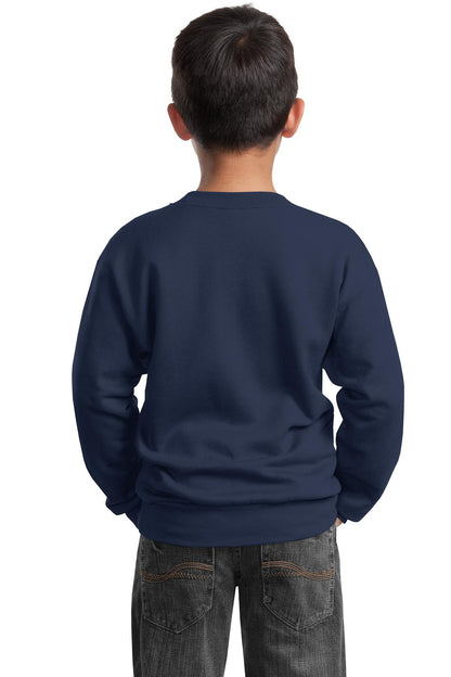 Youth Core Fleece Crewneck Sweatshirt - Navy