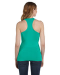 Women's Sheer Mini Rib Racerback Tank - Teal