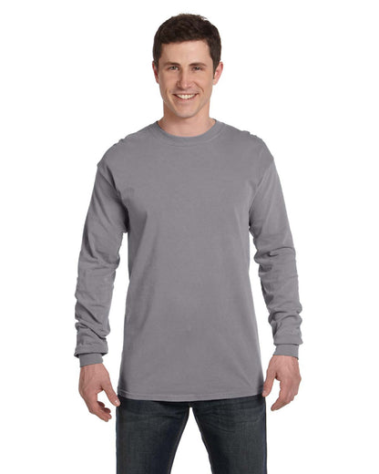 Unisex Heavyweight RS Long-Sleeve T-Shirt - Granite