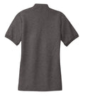 Women's Silk Touch Polo - Charcoal Heather Gray