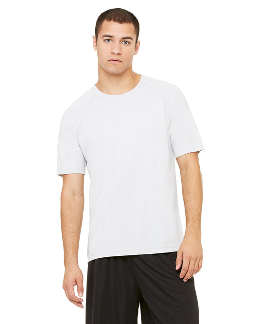 Unisex Performance Short-Sleeve Raglan T-Shirt - Sport Silver