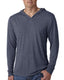 Next Level N6021 - Unisex Triblend Long-Sleeve Hoodie - Indigo