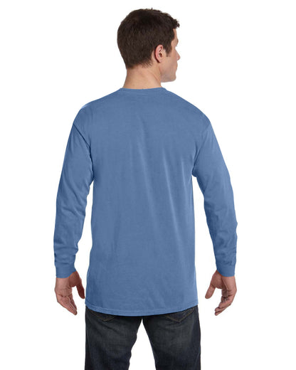 Unisex Heavyweight RS Long-Sleeve T-Shirt - Washed Denim