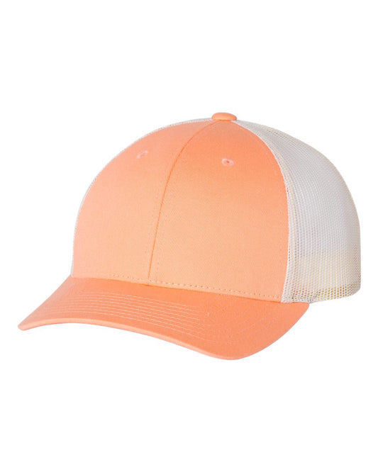 Low Pro Trucker Cap - Sunkissed Peach / Birch