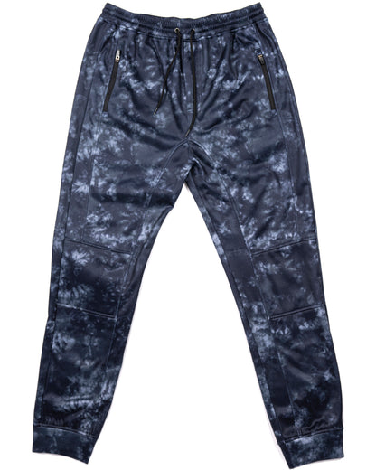 Unisex Heather Performance Jogger Pant - Navy Tie Dye
