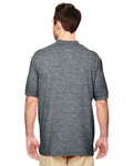 Unisex Double Piqué Polo - Dark Heather