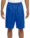 Unisex Nine Inch Inseam Mesh Short - Royal