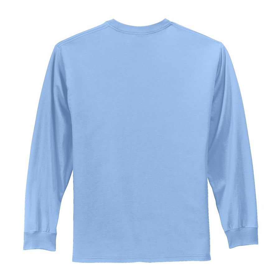 Unisex Long Sleeve Essential Tee - Light Blue