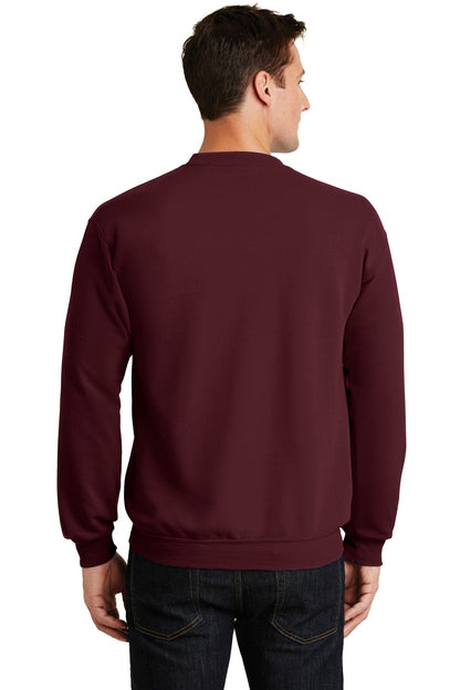 Unisex Core Fleece Crewneck Sweatshirt - Maroon