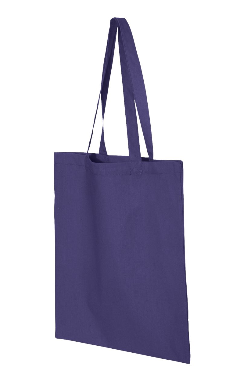 Nicole Canvas Tote - Purple