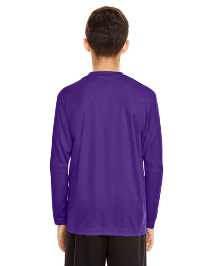 Youth Zone Performance Long-Sleeve T-Shirt - Sport Purple