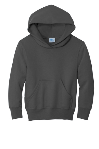 Youth Core Fleece Pullover Hoodie - Charcoal