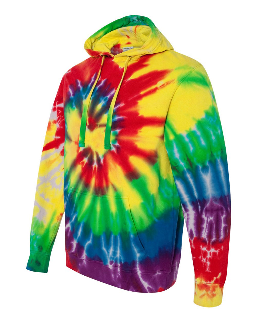 Unisex Multi-Color Spiral Pullover Hoodie - Michelangelo Spiral