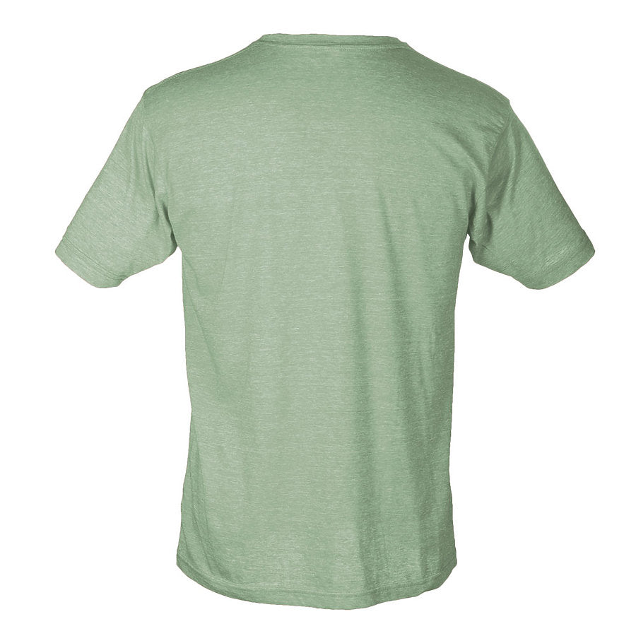 Unisex Poly-Rich Tee - Heather Green