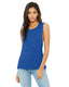 Bella + Canvas B8803 - Women's Flowy Scoop Muscle Tank - True Royal Marble