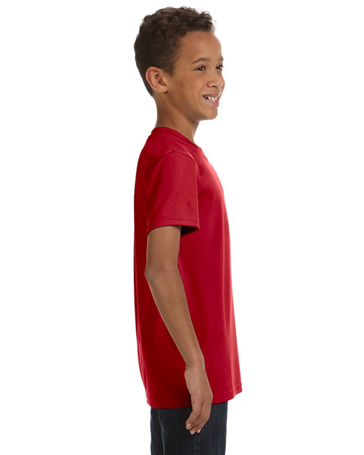 Youth Performance Short-Sleeve T-Shirt - Sport Scarlet Red
