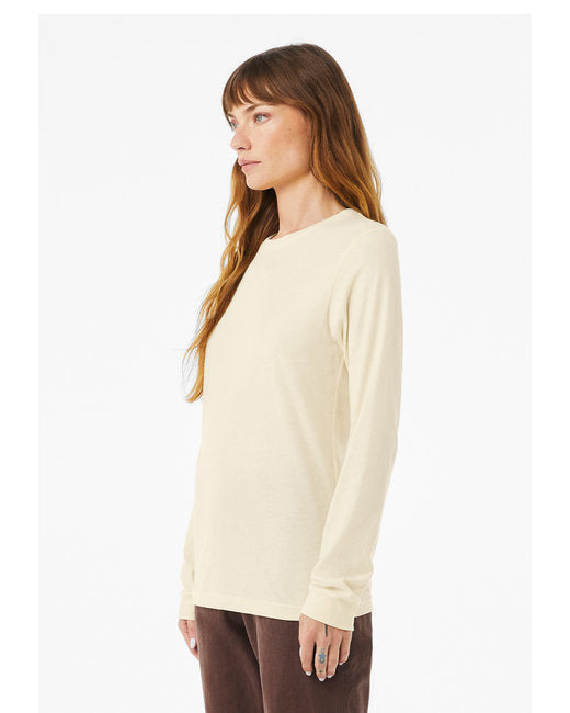 Unisex Jersey Long-Sleeve T-Shirt - Heather Natural