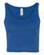 Bella + Canvas 6680 - Women's Poly-Cotton Crop Tank - True Royal