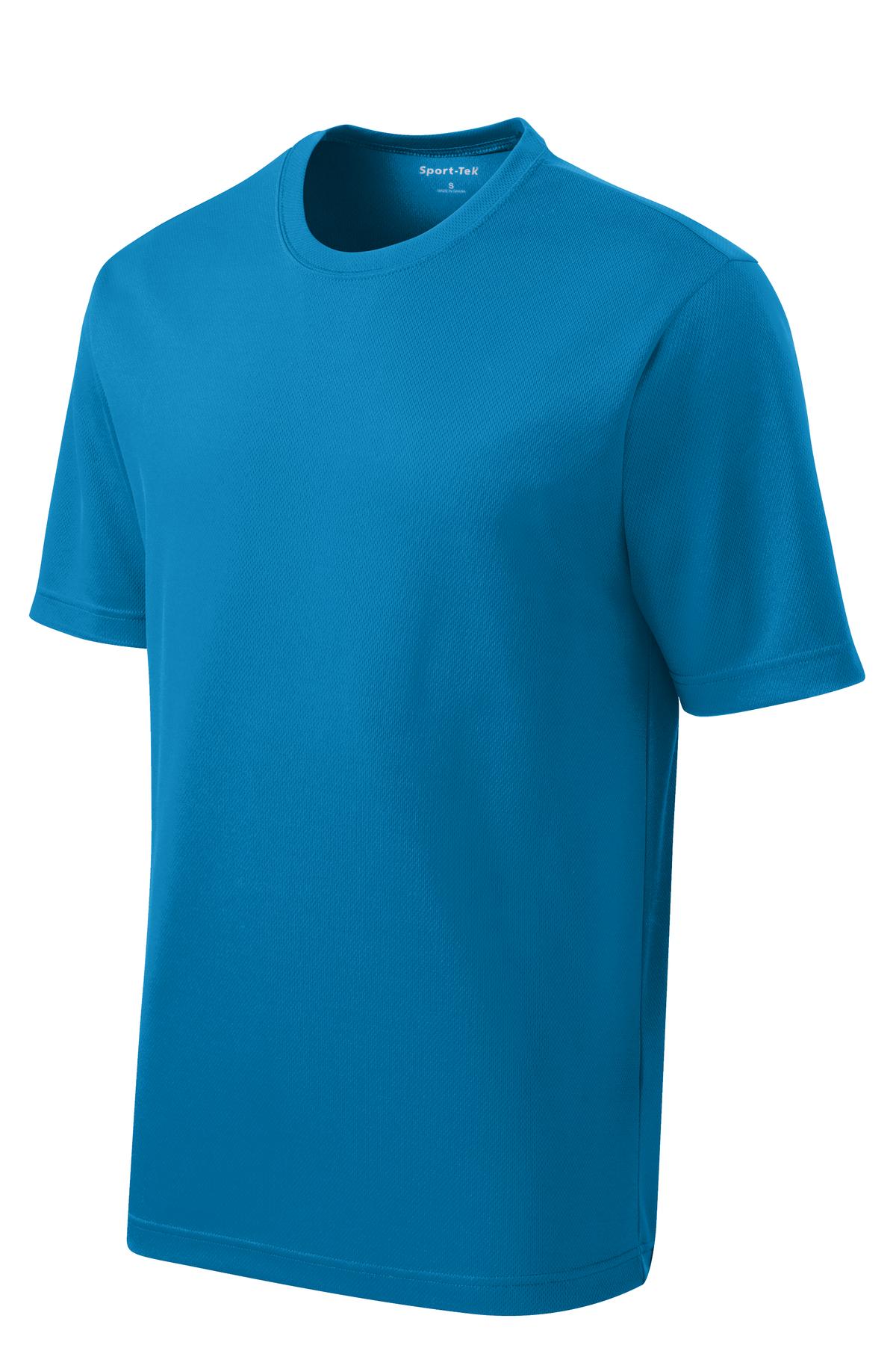 Unisex PosiCharge RacerMesh Tee - Pond Blue