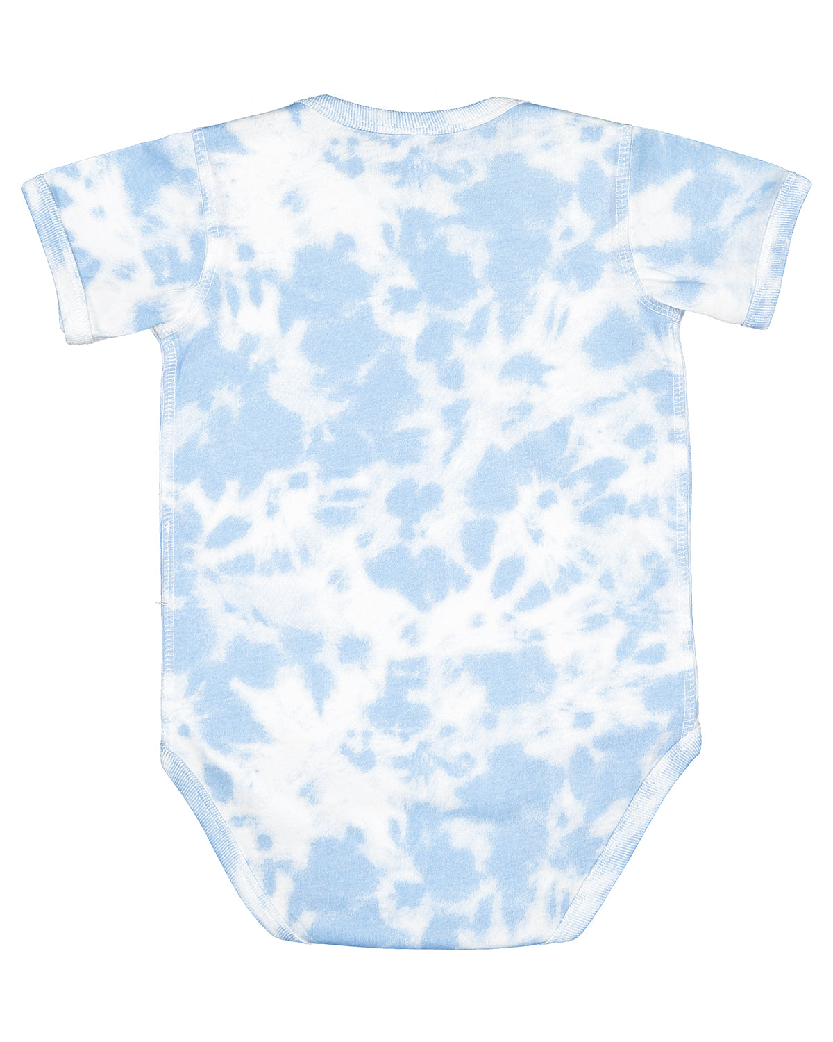 Infant Fine Jersey Bodysuit - Sky Tie Dye