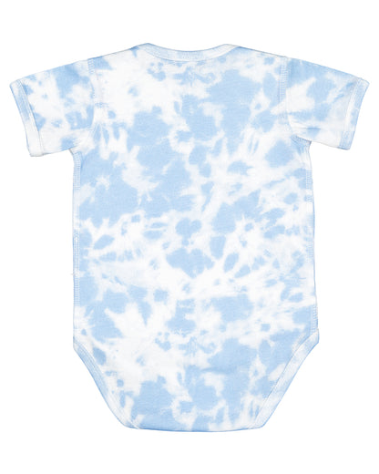 Infant Fine Jersey Bodysuit - Sky Tie Dye