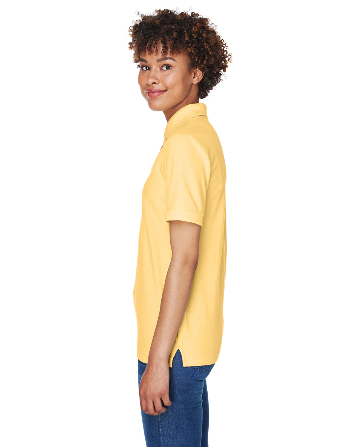 Women's Whisper Piqué Polo - Yellow