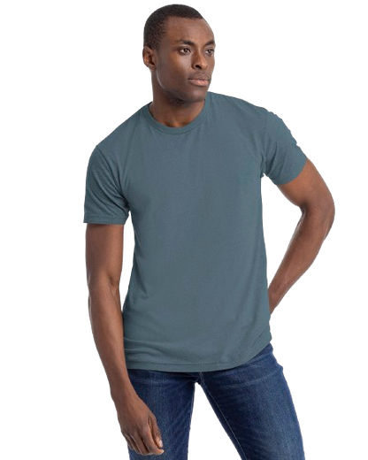 Unisex CVC Crewneck T-Shirt - Hthr Slate Blue