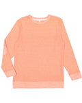 Harborside Melange French Terry Pullover - Papaya Melange