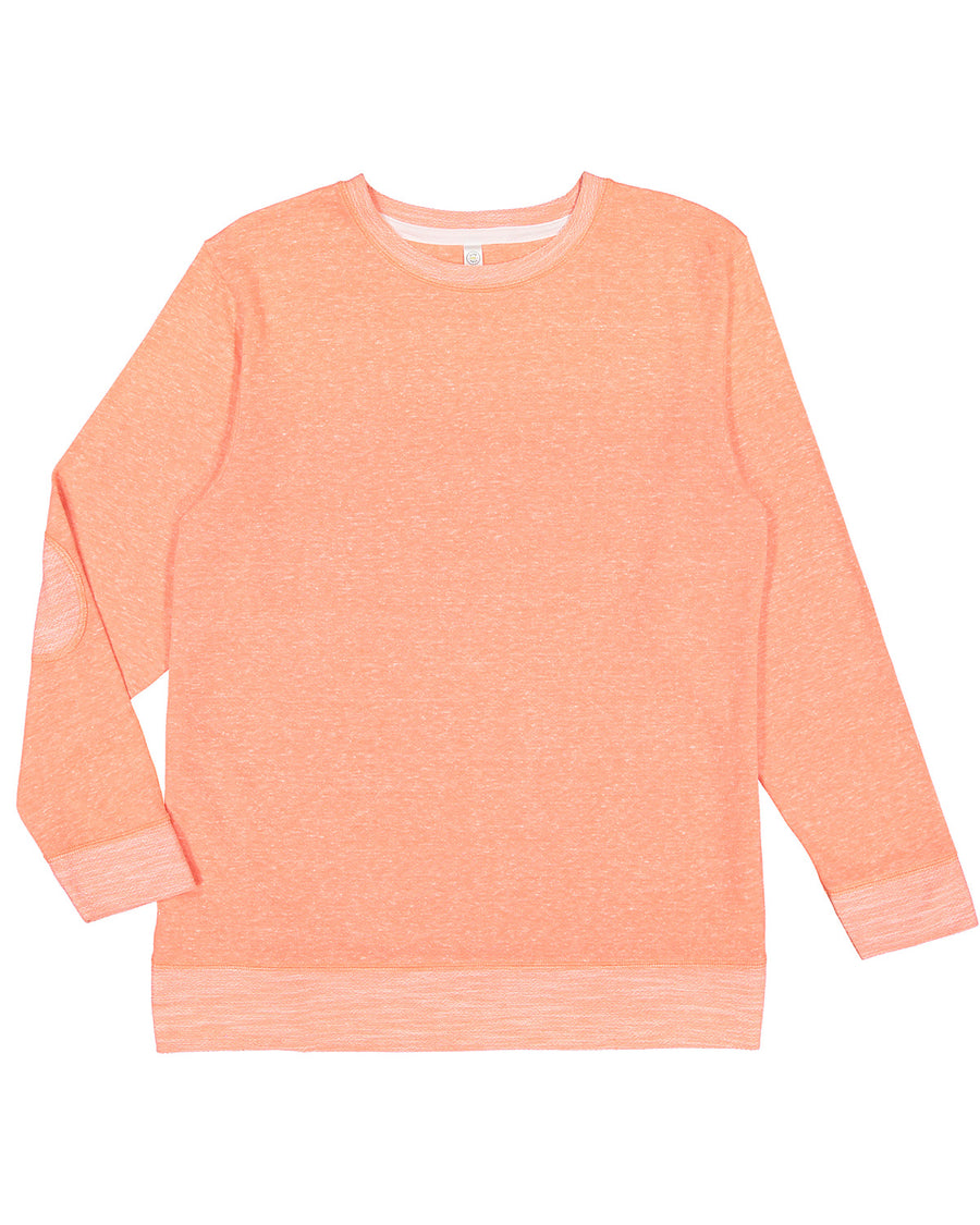 Harborside Melange French Terry Pullover - Papaya Melange