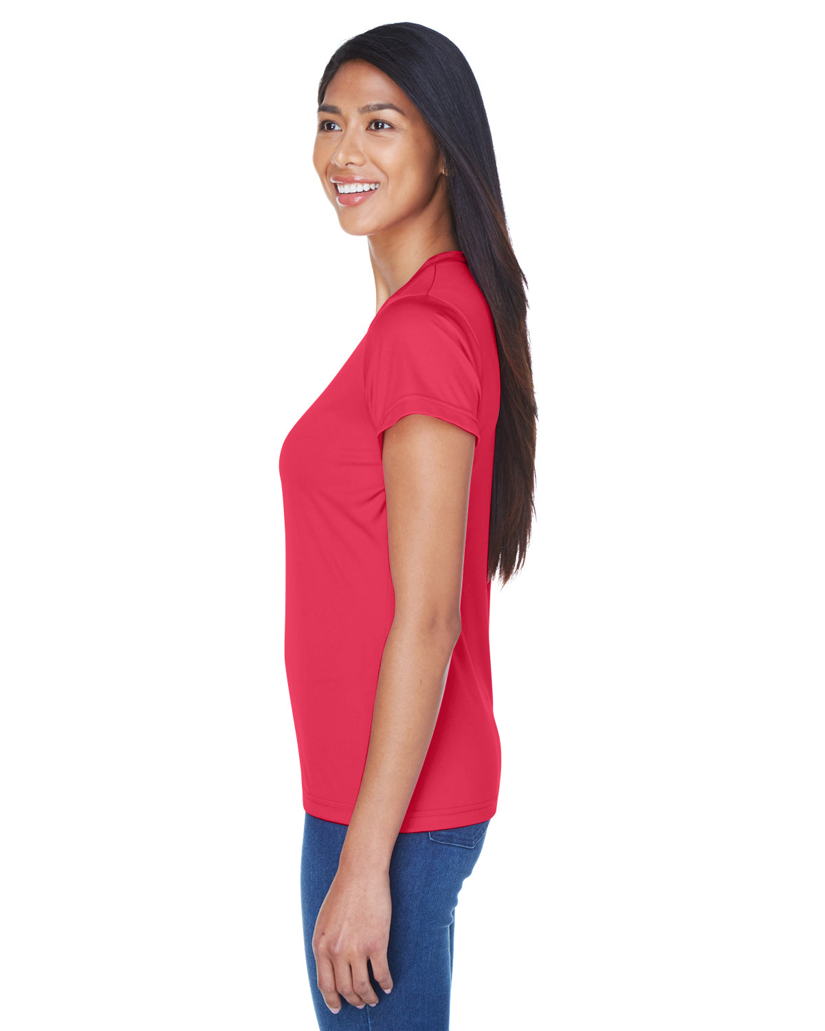 Women's Cool & Dry Sport Performance Interlock T-Shirt - Cardinal