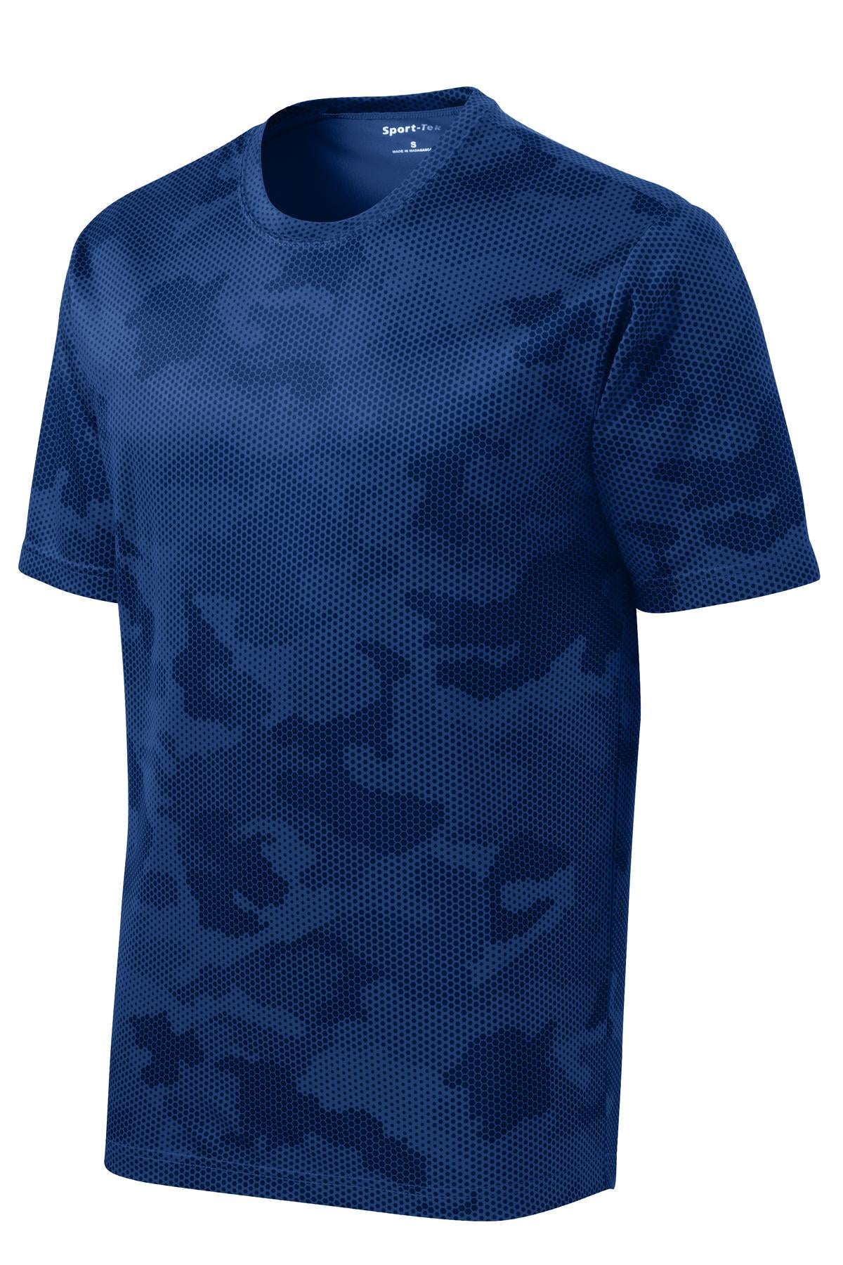 Youth CamoHex Tee - True Royal