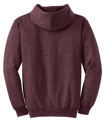 Unisex Core Fleece Pullover Hoodie - Heather Athletic Maroon