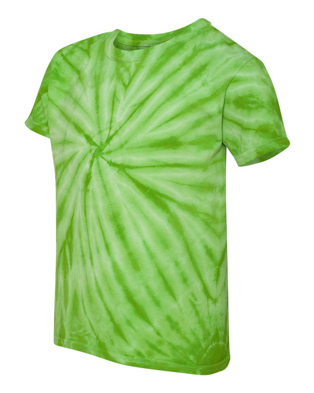 Youth Cyclone Vat-Dyed Pinwheel Short Sleeve T-Shirt - Lime